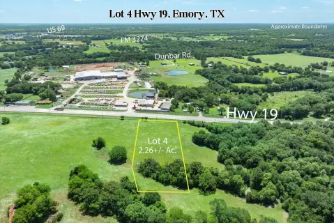 Commercial Land with State Highway Frontage