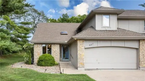 Duplex with Attached Two-Car Garage