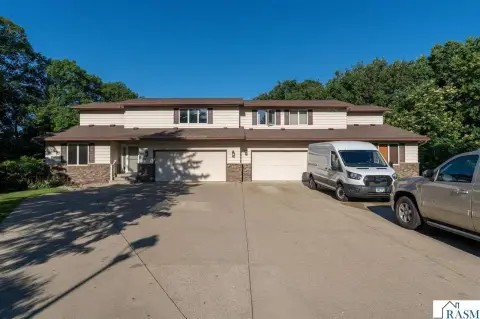 Side-by-Side Duplex With Garages