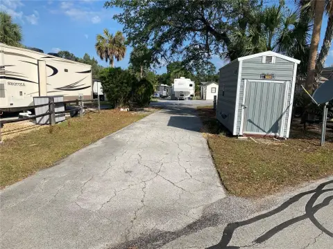 RV Resort Lot with Shed