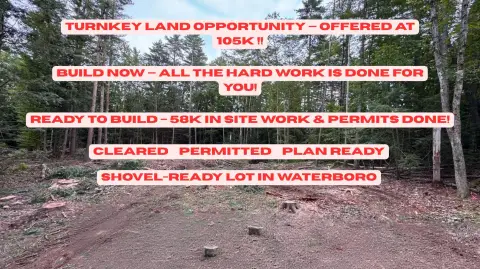 Ready-to-Build Lot in Waterboro