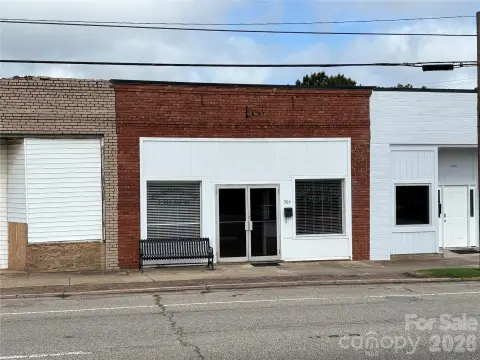 Brick Storefront with Display Windows