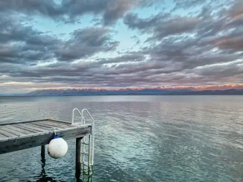 Lakeside Land with Mountain Views