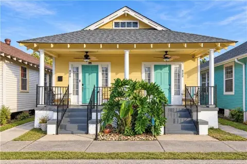 Shotgun Duplex with Backyard Cottage