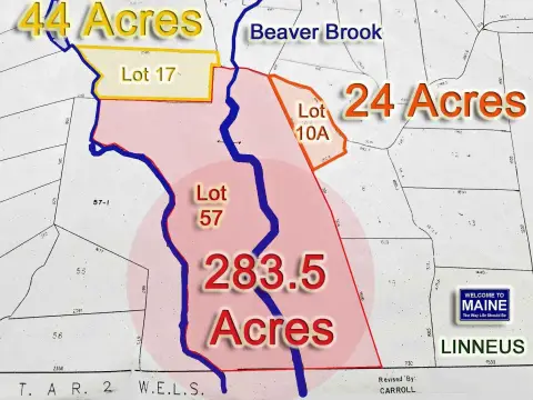 Land with Waterfront in Linneus