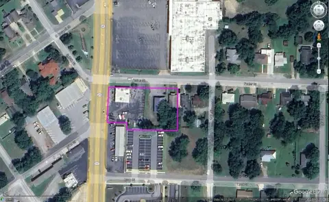 Commercial Land with Retail Building