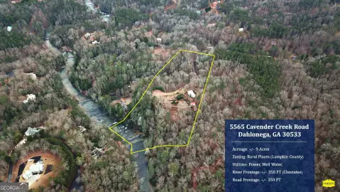 Riverfront Homesite in Dahlonega, Georgia