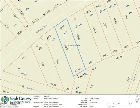 Residential Land in Rocky Mount