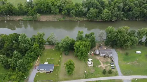 Land on French Broad River