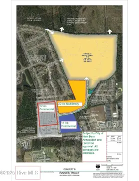 90 Acres Development Land, New Bern
