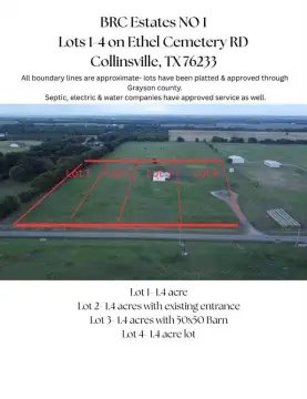 Land Lots in Collinsville, TX