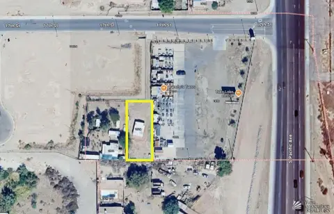 Vacant Lot Near Shopping Center