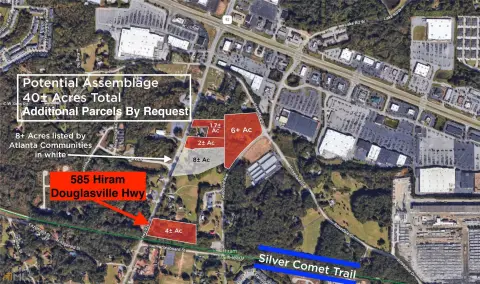 Commercial Land Near Silver Comet Trail
