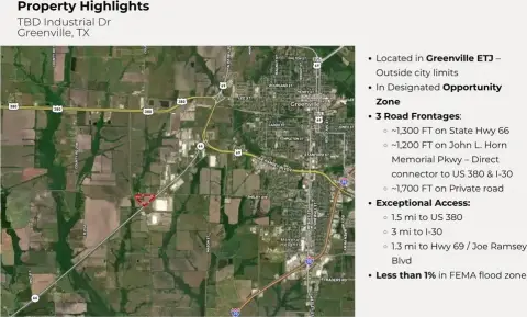 Greenville TX Vacant Land Parcel