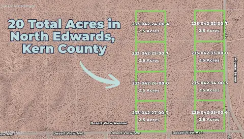 20 Acres of Land in Kern