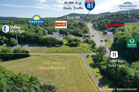 Lexington Commercial Land Near I-81