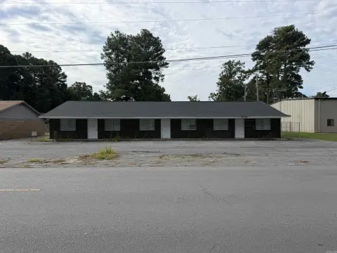 Brick Mixed-Use Commercial Building