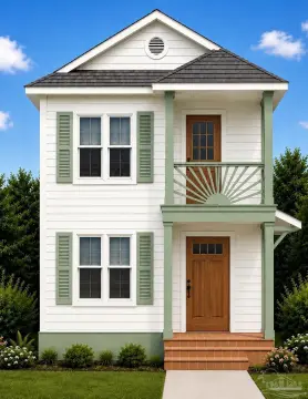 Duplex with Separate Entrances
