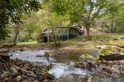 Updated Home with Creek Frontage
