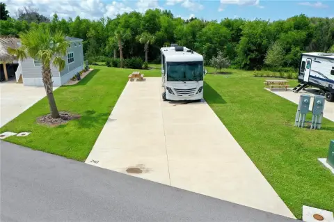 RV Resort Deeded Lot with Concrete Pad