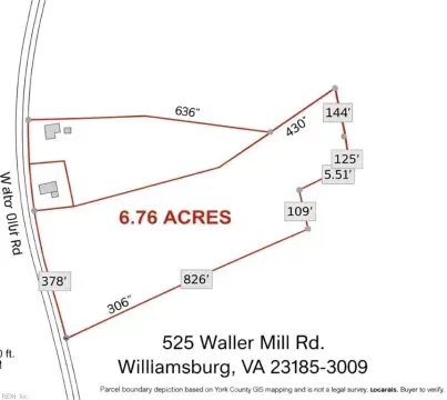 York County Acreage Near Williamsburg