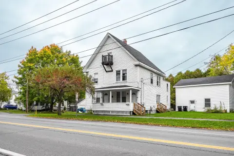 Duplex with Two-Story Garage