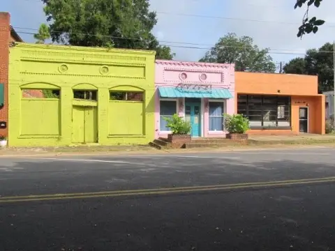Brick Specialty Property with Flat Roof