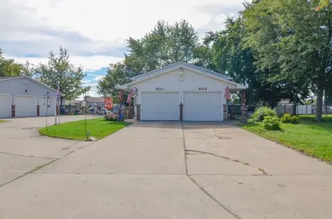 Bi-Level Duplex with Garages
