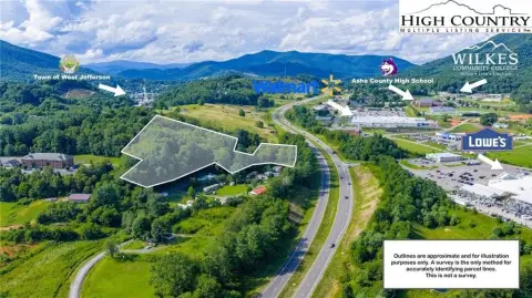 West Jefferson Commercial Land Available