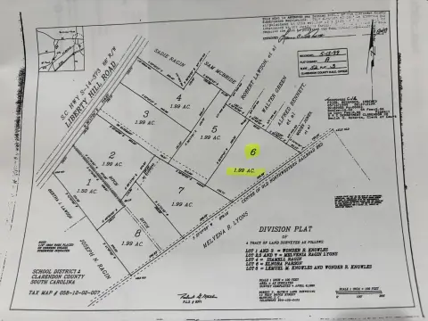 Cleared Land in Manning, SC