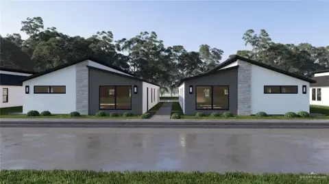 Fourplex with Mixed Unit Plans
