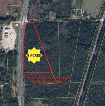9-Acre Commercial Land in Lawtey