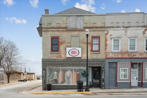 Brick Mixed-Use Commercial Building