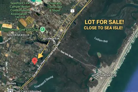Partially Wooded Lot Near Beaches