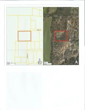 Partially Wooded Fenced Land