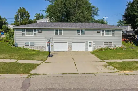 Ranch Duplex with Attached Garages