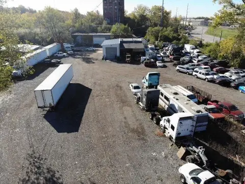 Industrial Building with Fenced Yard