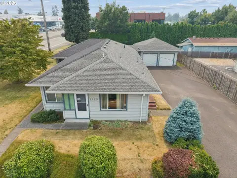 Corner-Lot Duplex with Garages