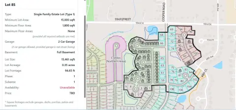 Residential Lot in Pleasant Prairie