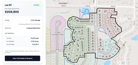 Residential Lot in Pleasant Prairie