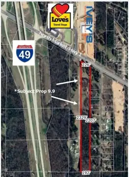 Commercial Land Near I-49 Exit