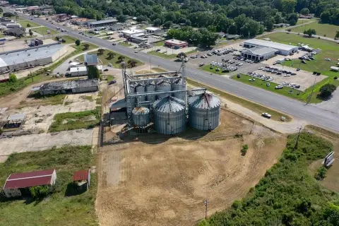Winnsboro Land with Grain Elevator
