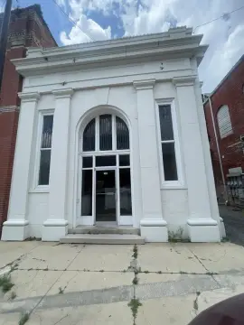 Restored Two-Story Bank Building with Patio