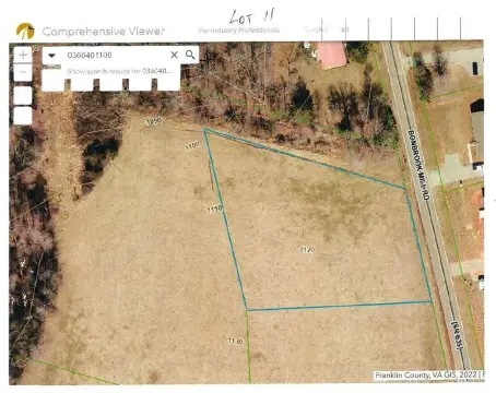 Residential Lot in Wirtz, VA