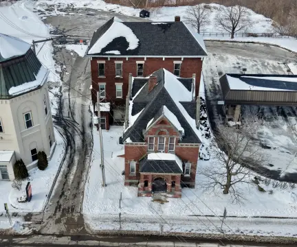 Historic Brick Building in Malone