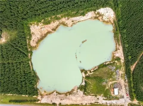 Highway Frontage Land with Lake