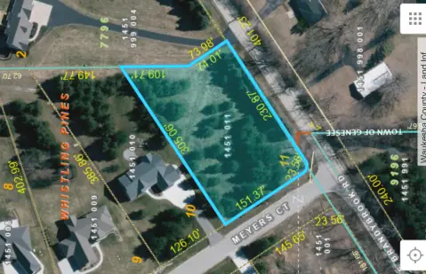 Wooded Lot in Whistling Pines