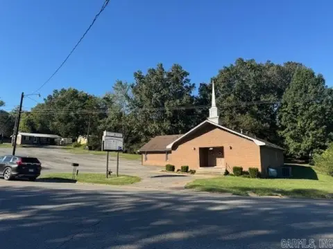 Church Building with Parking Lot