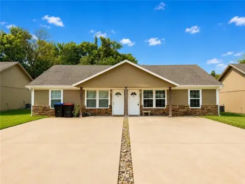 Duplex with Solar Panels