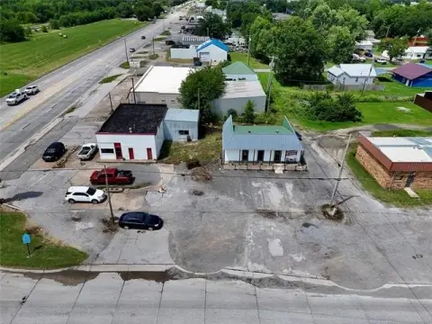 Commercial Corner Lot with Buildings